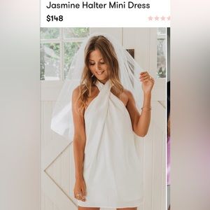 Jasmine Halter Mini Dress